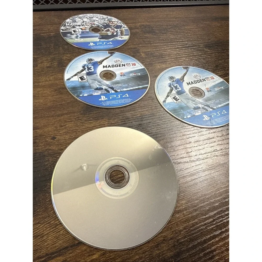 Lot Of 5 PS4‎ Games. Untested. 1 Case. 5 discs